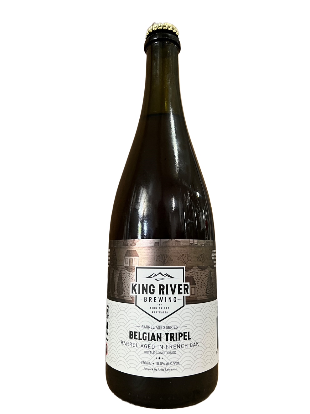 Belgian Tripel Barrel Aged in French Oak King River Brewing
